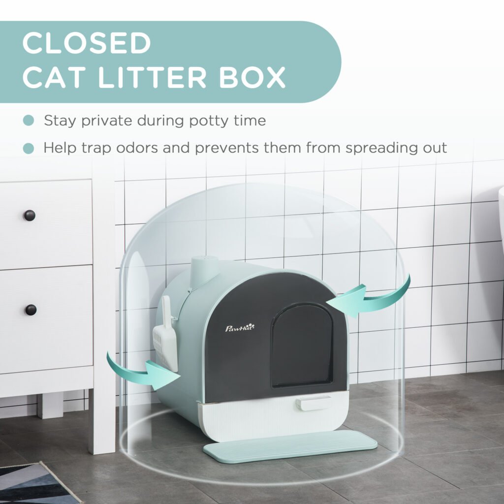 Ultimate 3-in-1 Covered Cat Litter Box