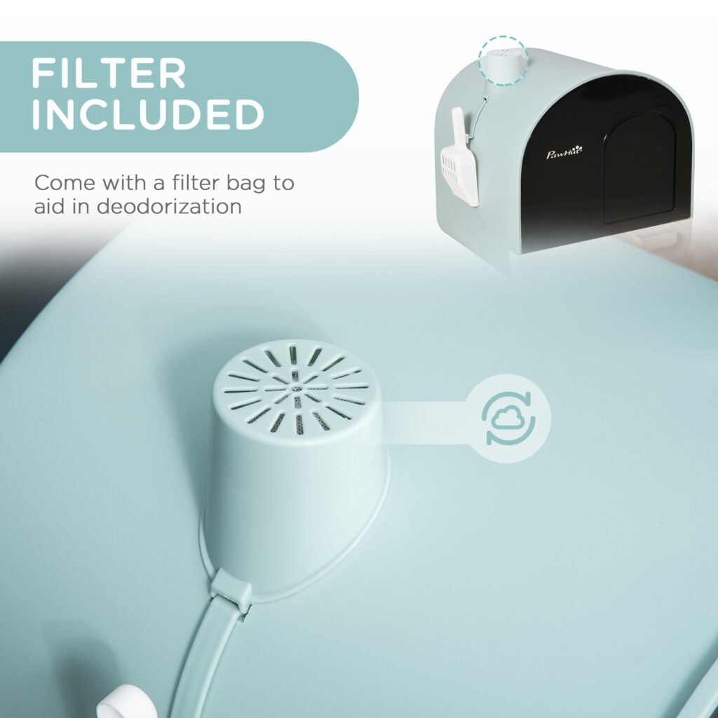 Ultimate 3-in-1 Covered Cat Litter Box