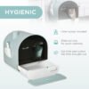 Ultimate 3-in-1 Covered Cat Litter Box