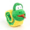 Snake Snuffle Dog Toy rolled up