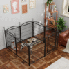 “Ultimate 32 inch foldable metal dog playpen with door lock”