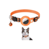 #1 Best Reflective Waterproof  Collar with AirTag Holder – Secure & Stylish Tracking for Pets